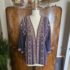 THML lightweight Embroidered Kimono NWT